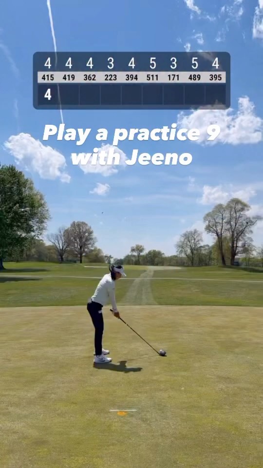 Golf vlog made with GolfCam: Play 9 holes with this week’s defending champ, Jeeno Thitikul 💥