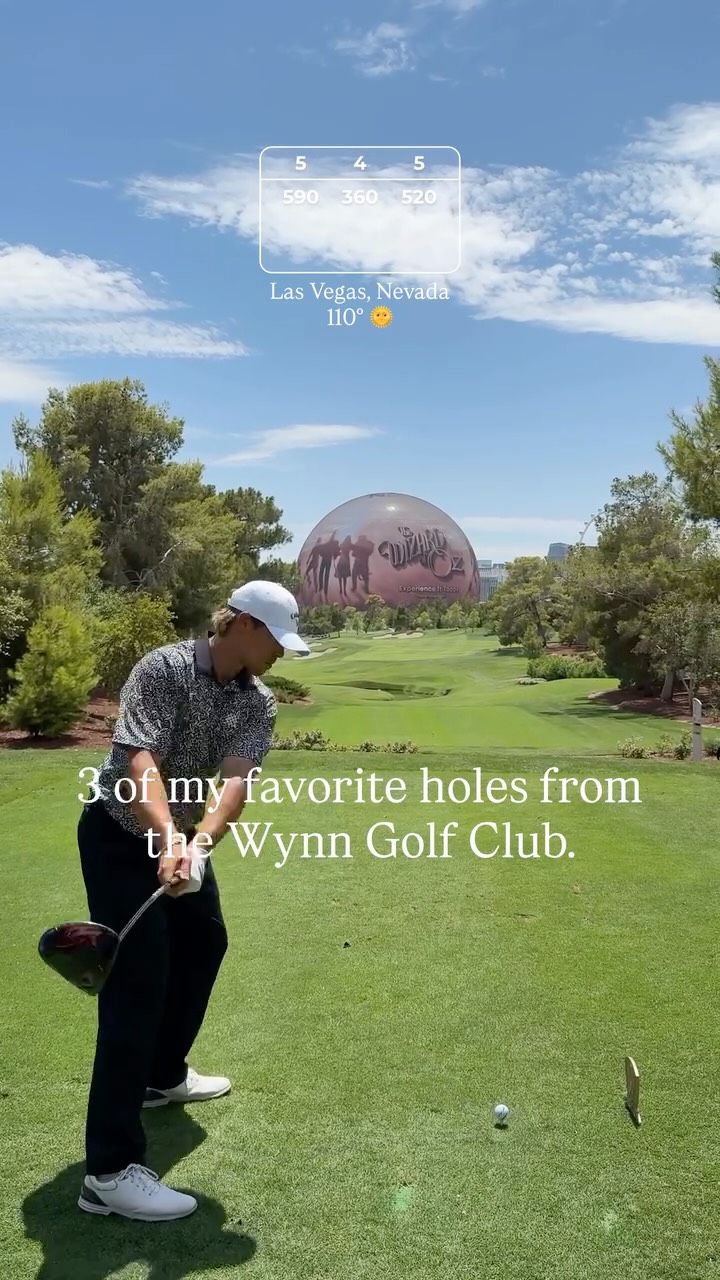 Golf vlog made with GolfCam: 3 of my favs. Full round live on my youtube 🦍 @manorsgolf code: youngdalt15 - - - #golf #golfstagram #sphere #vegas
